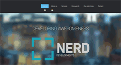 Desktop Screenshot of nerddevelopments.com